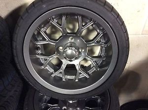 Golf Cart Wheel And Tire Combo Set Of Four Fits EZGO RXV Golf Cart 14 Inch Rims, image 2