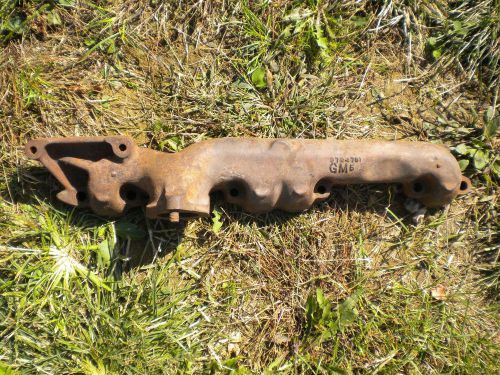 1955 chevy 265 exhaust manifold left side mint no pits