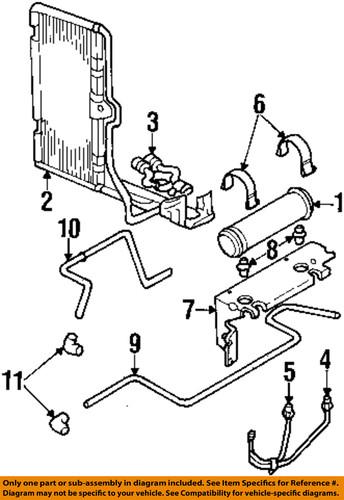 Dodge oem 52028673 transmission oil cooler-hose & tube assembly