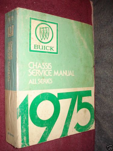 1975 buick shop manual original g.m. manual! all models
