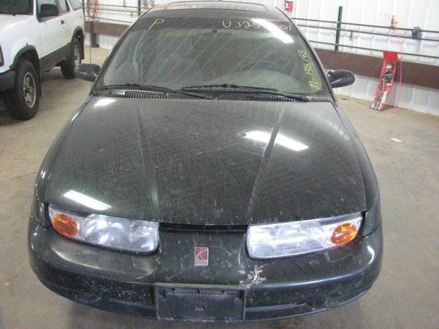 2001 saturn s series sedan rear seat belt & retractor only center tan