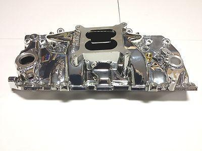 Edelbrock 71614 bbc oval port  performer rpm  2-0 endurashine intake manifold