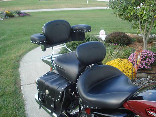 MOTORCYCLE PASSENGER REAR SEAT ARM REST/ W STUDS, US $160.00, image 3