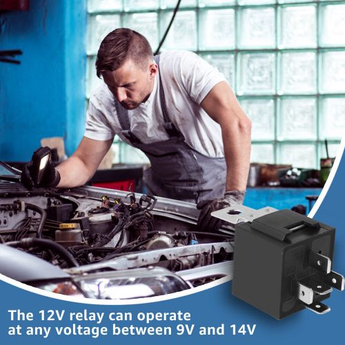 5/10Pcs Automotive Relay Waterproof 5-Pin 12V Car Relay Switch Premium 30/40AMP◇, US $17.39, image 2