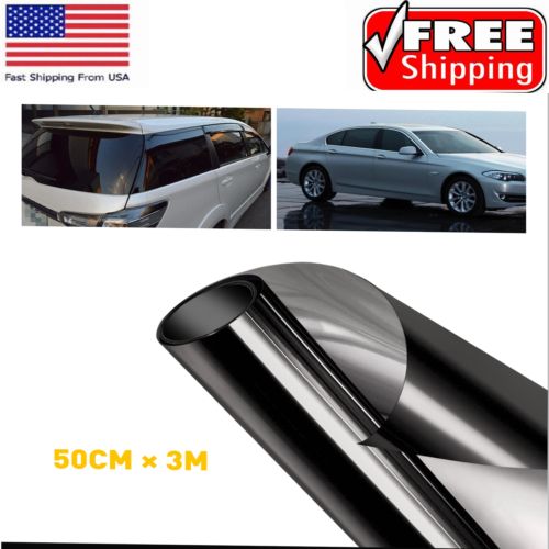 Roll Blackout Window Tint Film 70% VLT 20" 10FT x Car Heat & UV Block Glass Home, US $14.09, image 12