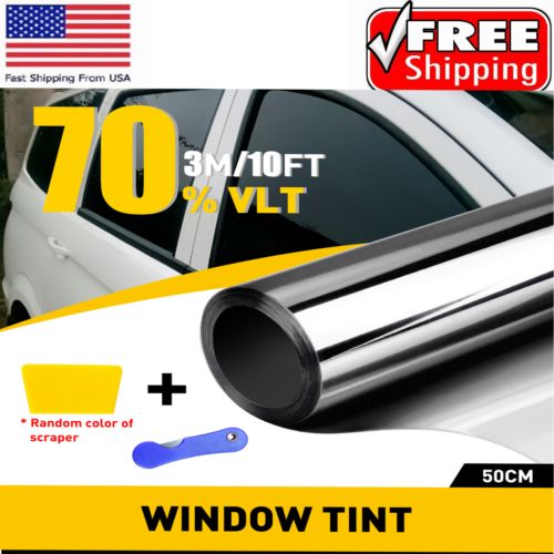Roll Blackout Window Tint Film 70% VLT 20" 10FT x Car Heat & UV Block Glass Home, US $14.09, image 15