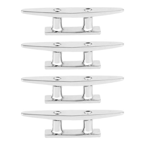 4Pcs 100mm/3.9in Stainless Steel Boat Dock Deck Mooring Rope Cleat Accessory, US $26.88, image 9