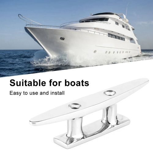 4Pcs 100mm/3.9in Stainless Steel Boat Dock Deck Mooring Rope Cleat Accessory, US $26.88, image 12