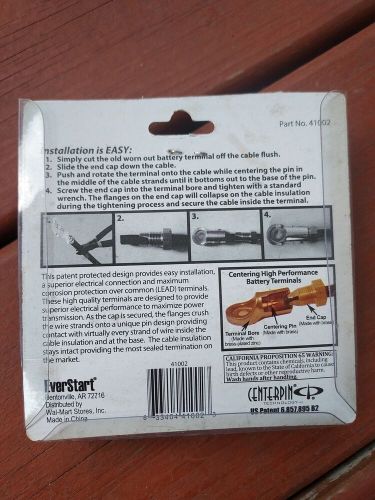 Everstart maxx high performance centering side post battery terminal  ( new )