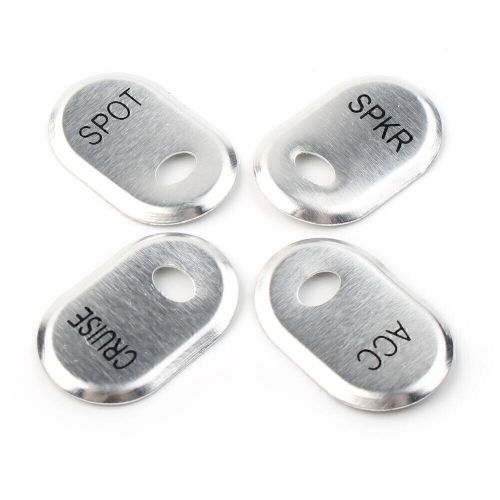 Chrome Brushed Panel Switch Covers For Harley Touring Electra Glide Road Glide, US $8.08, image 6