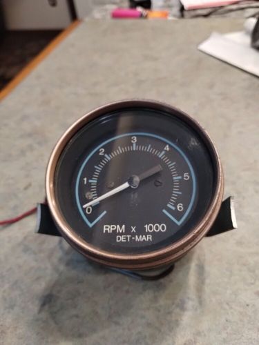 Det-Mar Marine Tachometer Pre-owned, US $30.00, image 2