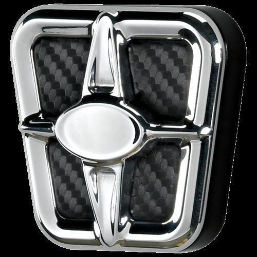 Bsp199672 billet specialties pedal pads polished emergency brake pedal position