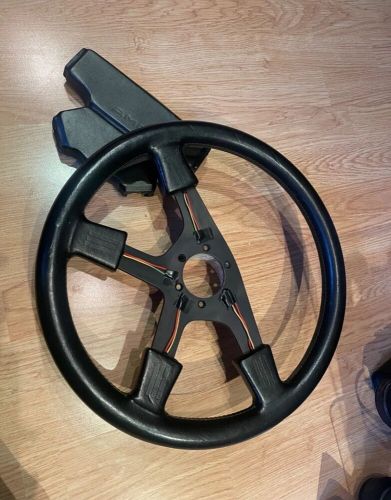 AMG MOMO HAMMER STEERING WHEEL & AMG W126 560SEC WHITE FACE CLUSTER, US $2,650.00, image 3