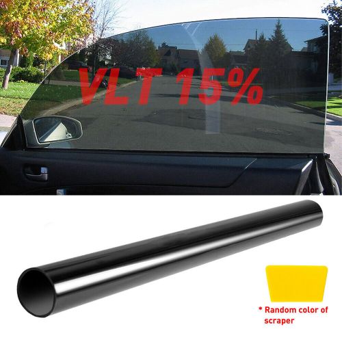20" Inch x 10'Ft Uncut Roll Window Tint 15% Black Film Car Home Office Glass New, US $11.99, image 8