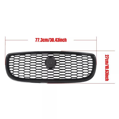 For Jaguar XE 2015-2018 2017 Gloss Black ABS Front Bumper Upper Grille Honeycomb, US $95.99, image 11