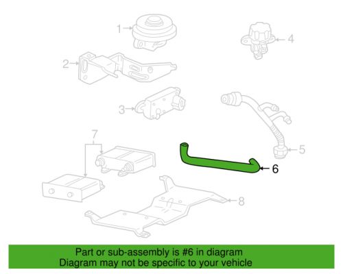 Genuine OEM Ford Explorer Engine EGR Pressure Feedback Hose 95-01 Motorcraft KX3, US $144.95, image 4