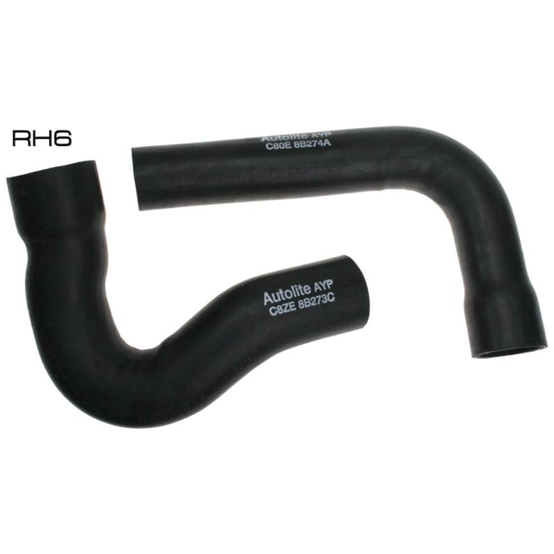 Purchase MUSTANG RADIATOR HOSE WITH AUTOLITE STAMPING SET 390/428 1968