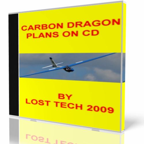 BUILD ULTRALIGHT CARBON DRAGON FOOT LAUNCHED SAILPLANE PLANS ON CD, US $9.99, image 2