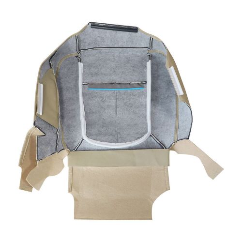 For Ford F150 2009-2014 Driver Passenger PERFORATED Seat Cover Top & Bottom Tan, US $76.99, image 3