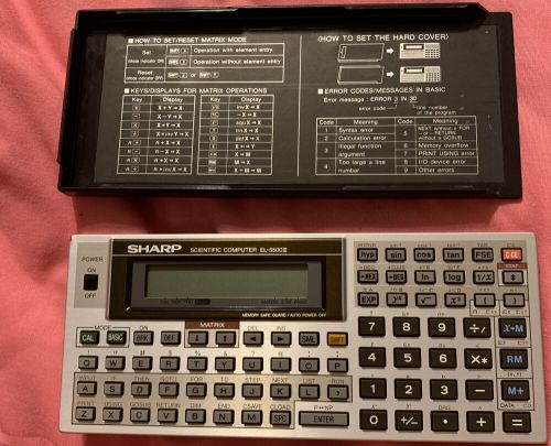 Sharp Family Software ET Predictor II Electronic Calculator EL-5500III Item #545, US $100.00, image 9