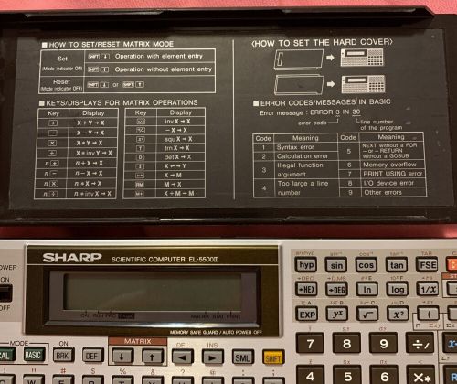 Sharp Family Software ET Predictor II Electronic Calculator EL-5500III Item #545, US $100.00, image 11