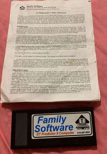 Sharp Family Software ET Predictor II Electronic Calculator EL-5500III Item #545, US $100.00, image 12