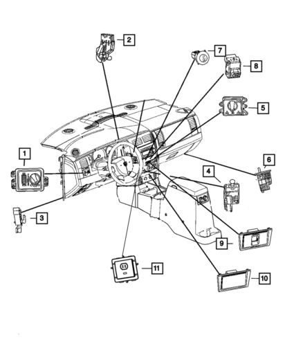 Genuine Mopar Ignition Switch 56049838AC, US $303.45, image 3