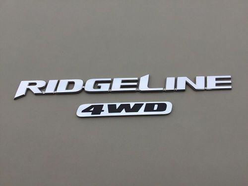 Honda Ridgeline 4WD Rear Emblem Tailgate Logo Sign Badge OEM 2006-2014 *, US $39.95, image 3