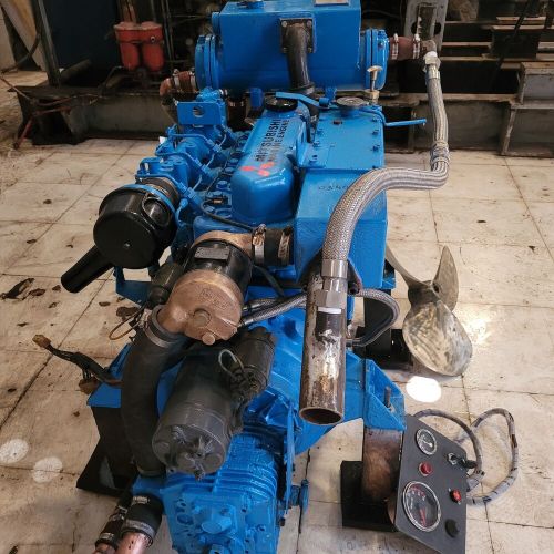 Mitsubishi S4-E2 70 hp marine Raw cooled diesel eng lifeboat Used - ship by sea, US $6,317.50, image 2