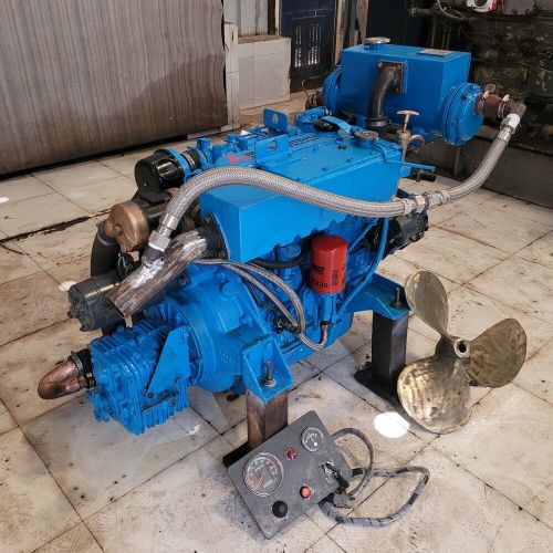 Mitsubishi S4-E2 70 hp marine Raw cooled diesel eng lifeboat Used - ship by sea, US $6,317.50, image 3