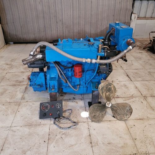 Mitsubishi S4-E2 70 hp marine Raw cooled diesel eng lifeboat Used - ship by sea, US $6,317.50, image 4