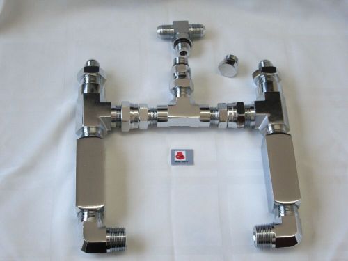 Lowrider hydraulics adex 1 dump-2 pump hopping 1/2&#034; valve &amp; fitting kit h style