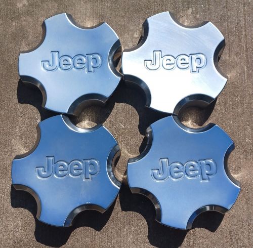 Jeep Grand Cherokee center cap set of 4, chrome, 2002-2004 part # 52080334AA, US $129.95, image 3