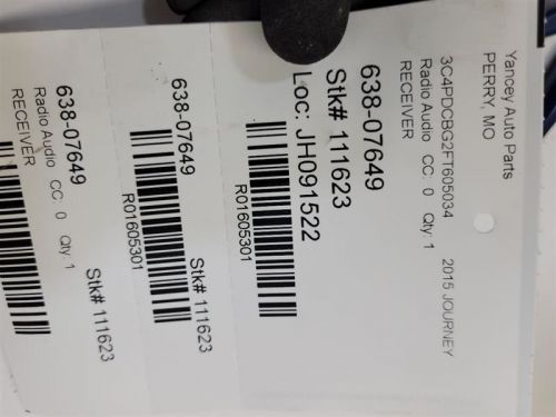 2014-2017 DODGE JOURNEY Audio Equipment Radio Receiver 4.3 Touch Screen, US $110.00, image 5