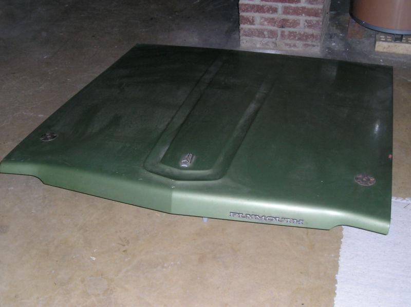 1968 Original Plymouth Satellite 383 Hood - Roadrunner, US $125.00, image 2