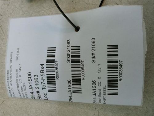 2006 JAGUAR XJ8 TRIM SHIFT BEZEL OEM USED TESTED 2W93F045H90AB, US $40.99, image 3