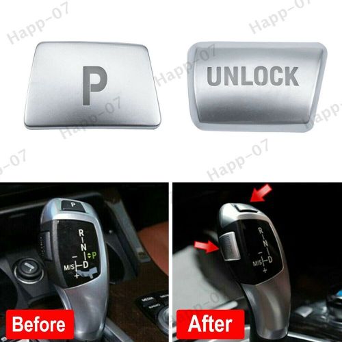2pcs ABS Gear Shift Knob P & Unlock Button Covers Trim For BMW 3 5 7 X3 X4 X5 X6, US $23.19, image 5