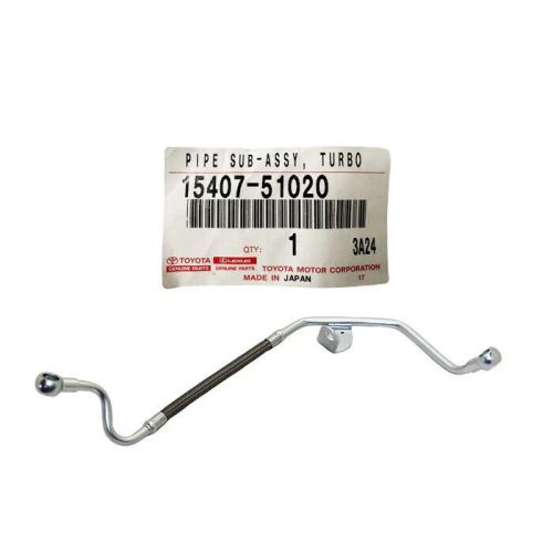 Genuine Turbo Oil Feed Pipe For Toyota 200 Series 1VD-FTV 4.5L Drive Side, AU $89.80, image 3