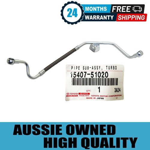 Genuine Turbo Oil Feed Pipe For Toyota 200 Series 1VD-FTV 4.5L Drive Side, AU $89.80, image 8