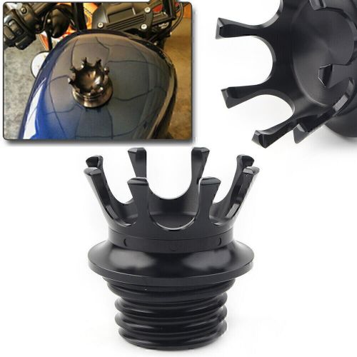 King Crown Gas Cap Fuel Tank Cover For Harley Sportster Dyna Road King FLSTN FXS, US $, image 11
