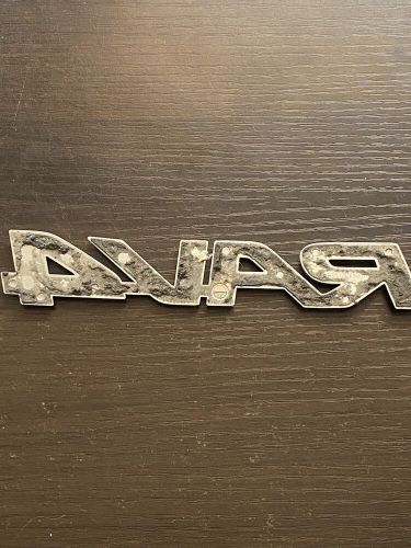 Oem 13-16 toyota rav4 back door emblem 754310r010 silver/black