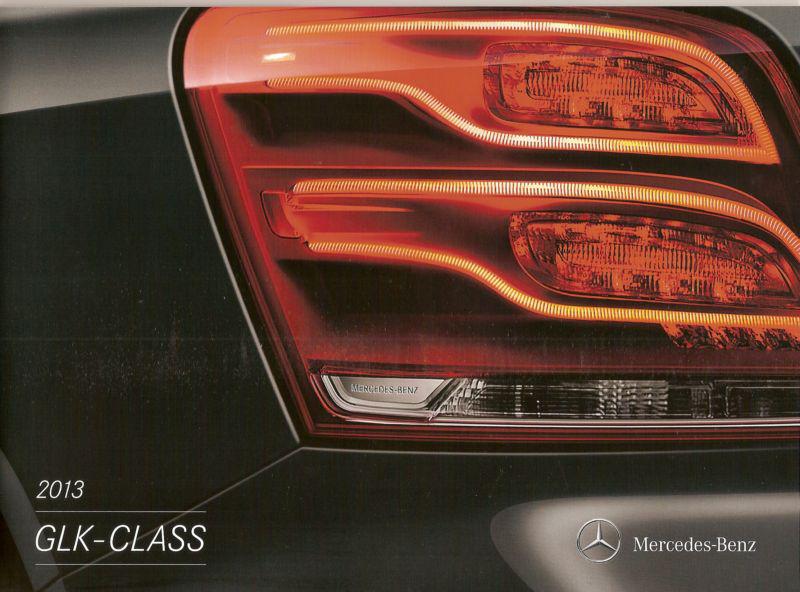 2013 mercedes - benz glk class 18 page brochure