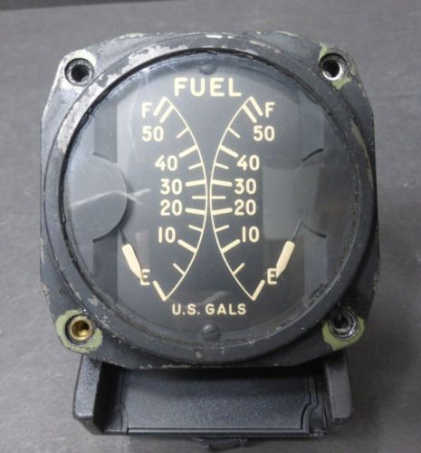 Aviation Dual Fuel Gauge -24 v- (3), US $50.00, image 3