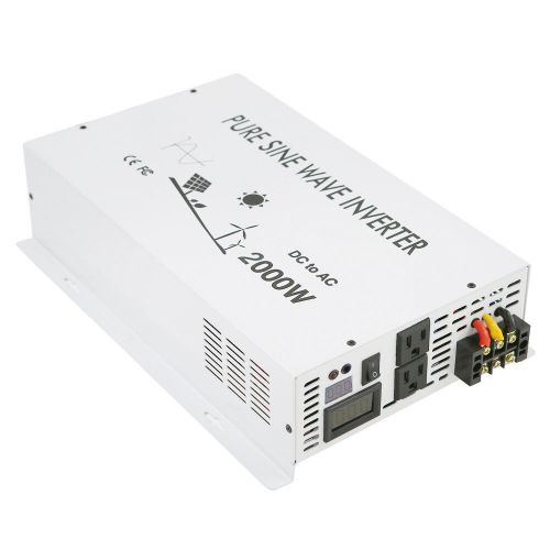 12V to 110V Pure Sine Wave Inverter Power Converter 2000W Truck Motor Camp Car, US $284.05, image 6