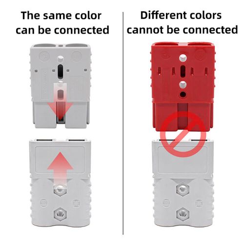 1-4x 50A Battery Trailer Pair Plug Quick Connector Kit Connect Disconnect Winch#, US $6.59, image 9