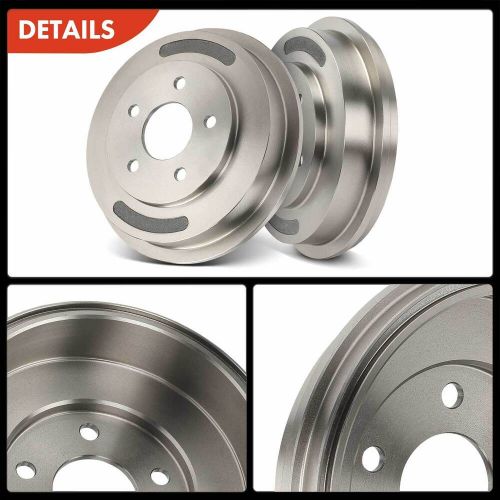Brake Drums + Ceramic Brake Shoes Rear for Chevy Cobalt 2009-2010 HHR Pontiac G5, US $112.99, image 3