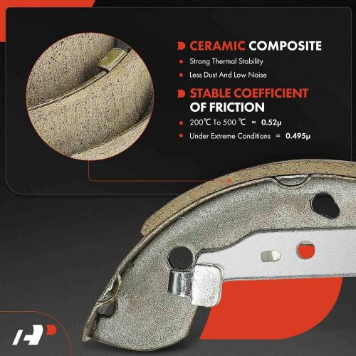 Brake Drums + Ceramic Brake Shoes Rear for Chevy Cobalt 2009-2010 HHR Pontiac G5, US $112.99, image 9