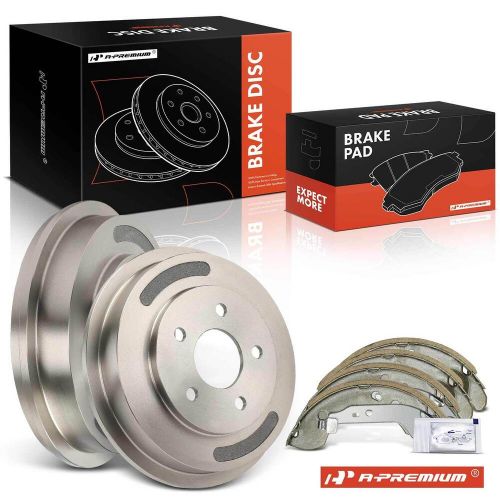Brake Drums + Ceramic Brake Shoes Rear for Chevy Cobalt 2009-2010 HHR Pontiac G5, US $112.99, image 10