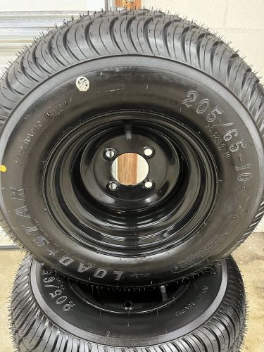Set Of 4 205/65/10 Golf Cart Wheels And Tires, US $329.99, image 3