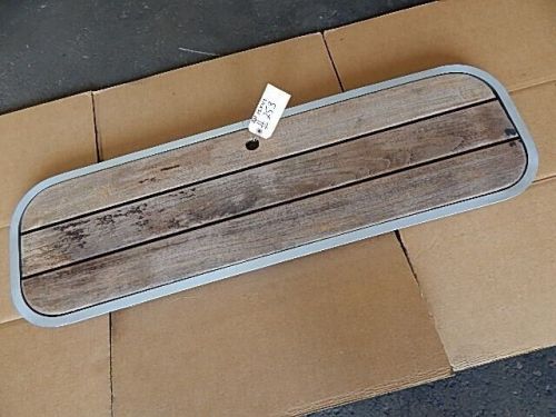 MARINE BOAT TEAK IN FLOOR SKI LOCKER WITH FLANGE 45 x 14. 3 BOARD, US $59.99, image 3